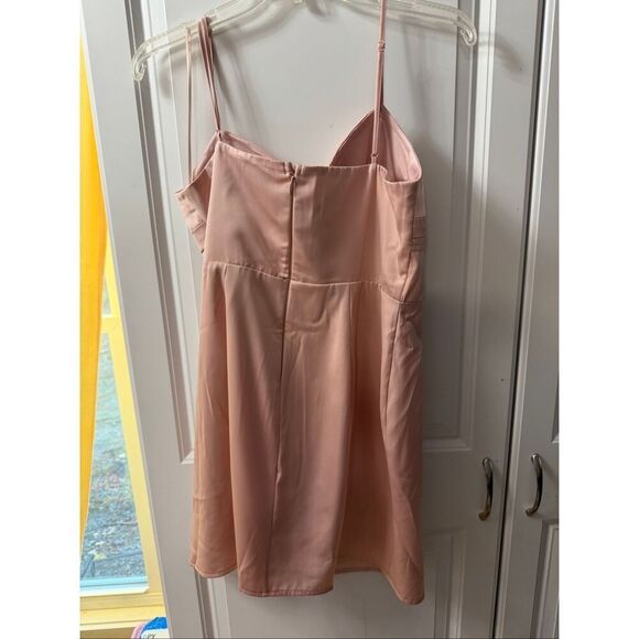 NWT Maniju Blush Pink Cocktail Party Dress Size Large New - Picture 3 of 10
